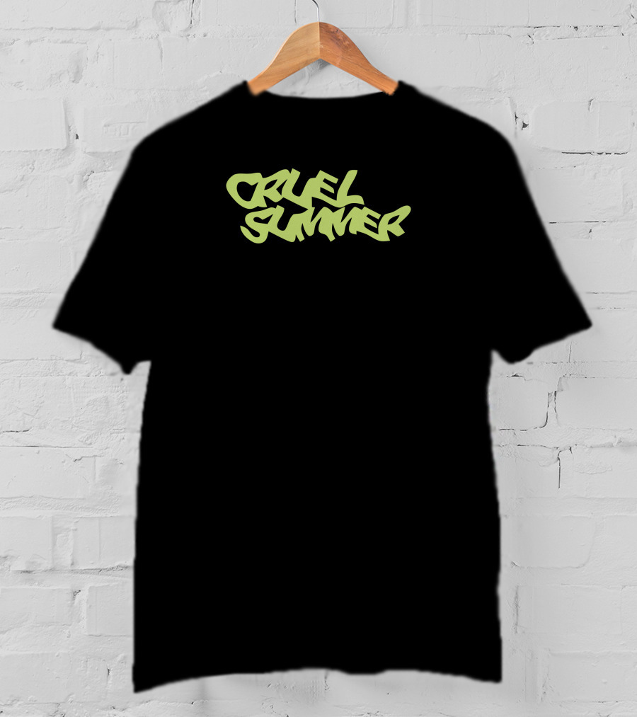 CRUEL SUMMER Trendy Graffiti Style Casual Streetwear T-Shirt