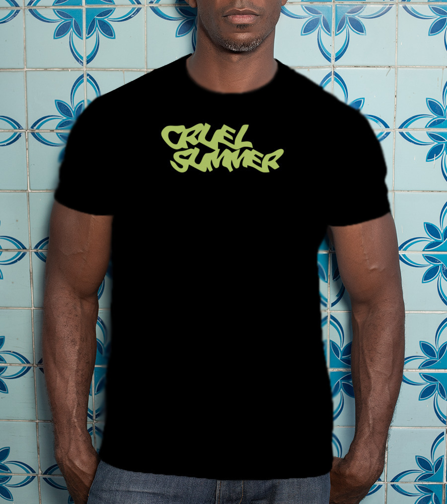 CRUEL SUMMER Trendy Graffiti Style Casual Streetwear T-Shirt