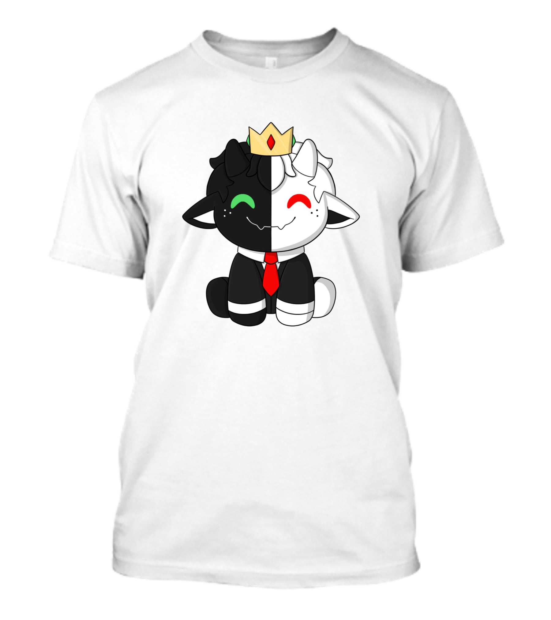 Baby Ranboo Plush With Crown And Tie T-Shirt