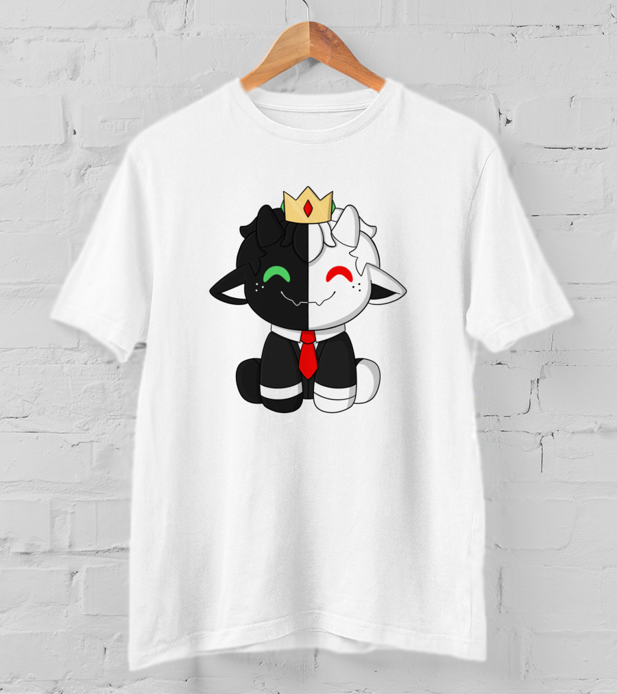 Baby Ranboo Plush With Crown And Tie T-Shirt