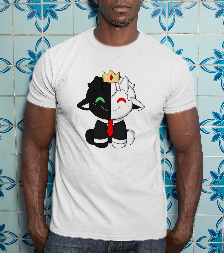Baby Ranboo Plush With Crown And Tie T-Shirt