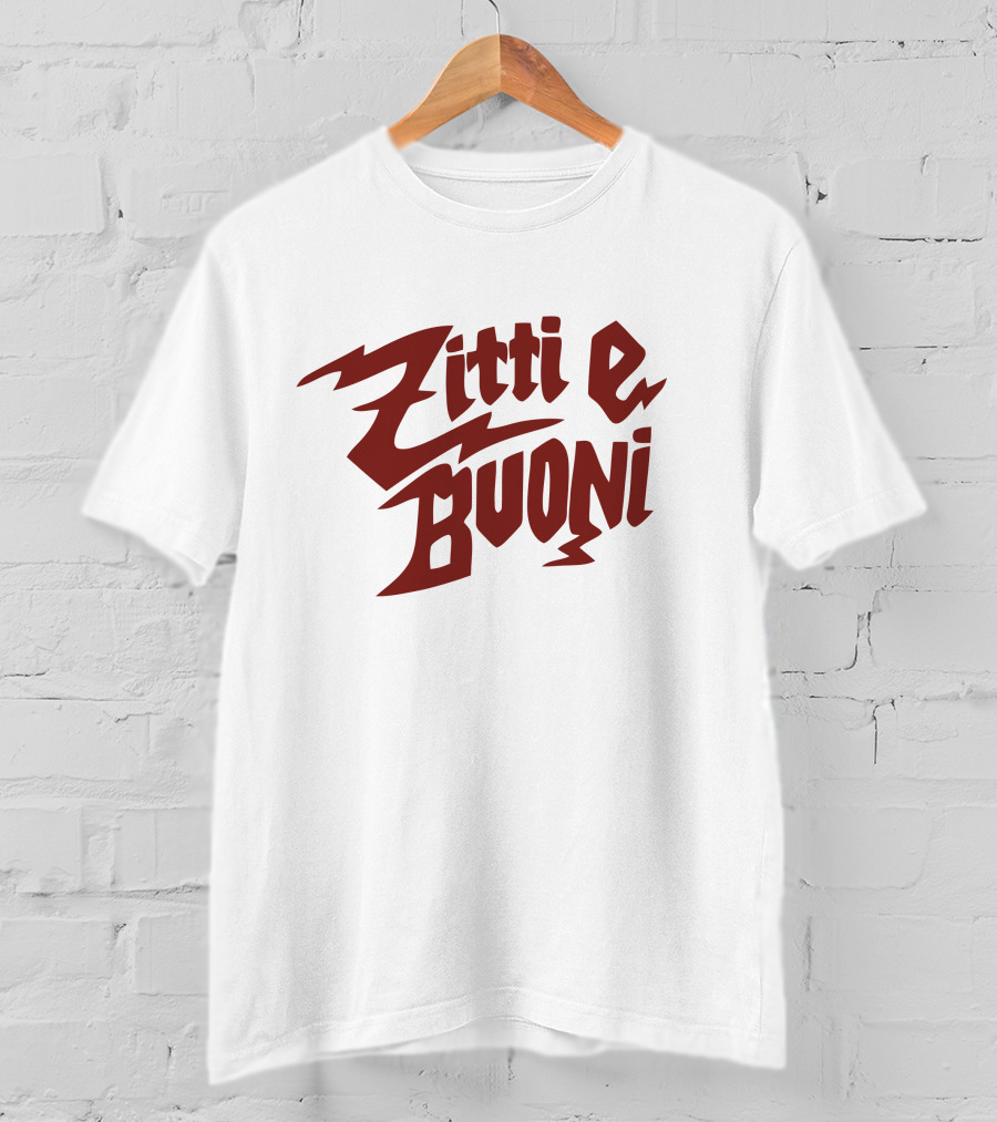 Zitti E Buoni Eurovision Måneskin Song Title Design Italy T-Shirt