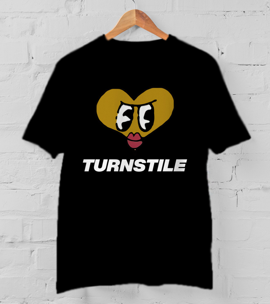 Turnstile Heart Face T-Shirt