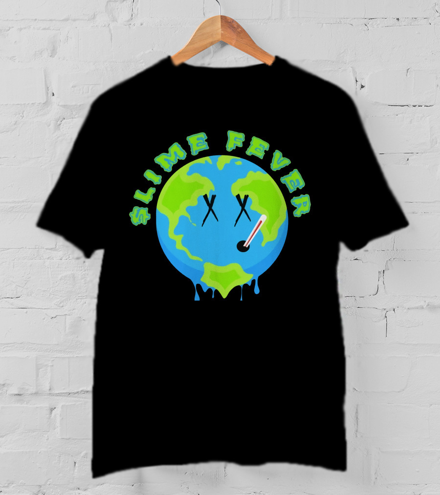 Slime Fever Earth Face Thermometer Design YNW Melly Merch Store T-Shirt