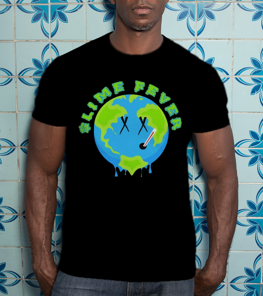 Slime Fever Earth Face Thermometer Design YNW Melly Merch Store T-Shirt
