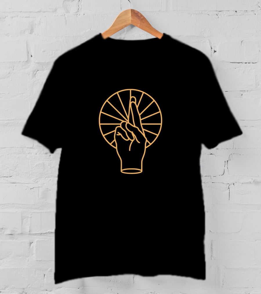 Anberlin Under A Dying Sun Hand Symbol Sunburst T-Shirt