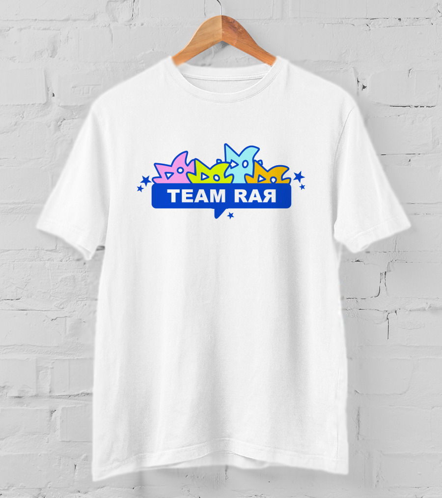 Team Rar Colorful Star Logo Merch Store T-Shirt