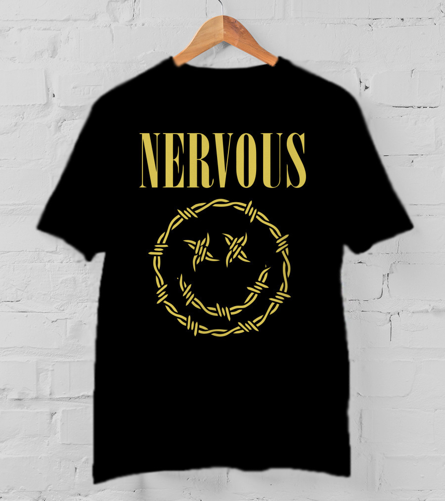 Nervous While She Sleeps Barbed Wire Merch T-Shirt