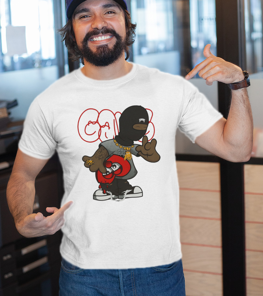 Glo Gang Character With Tattoo And Sneaker T-Shirt