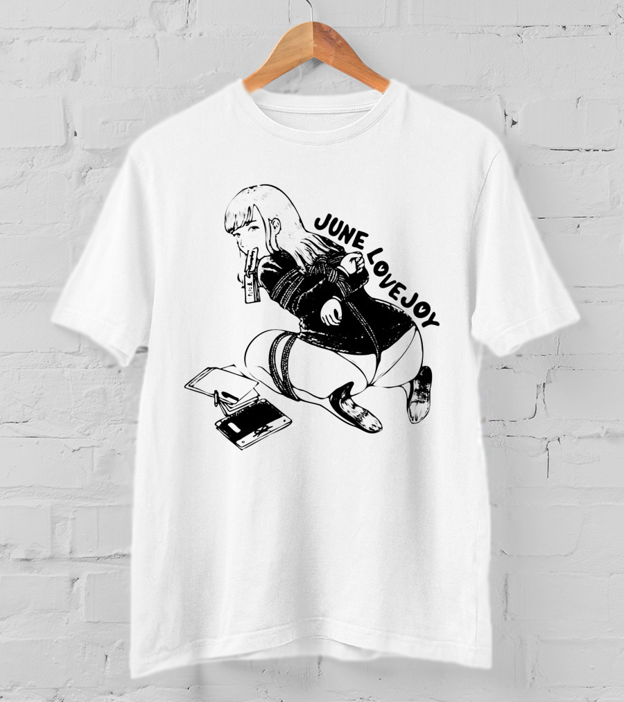 June Lovejoy Ropeplay Merch Comic T-Shirt