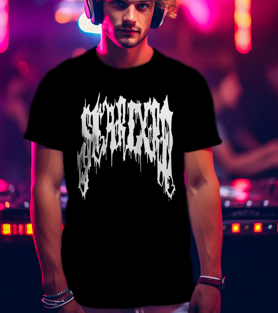 Scarlxrd Merch Metal Iconic Dripping Font T-Shirt