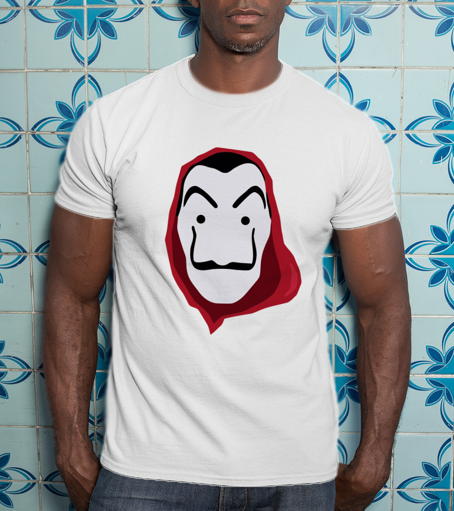 La Casa De Papel Money Heist Salvador Dalí Mask Red T-Shirt