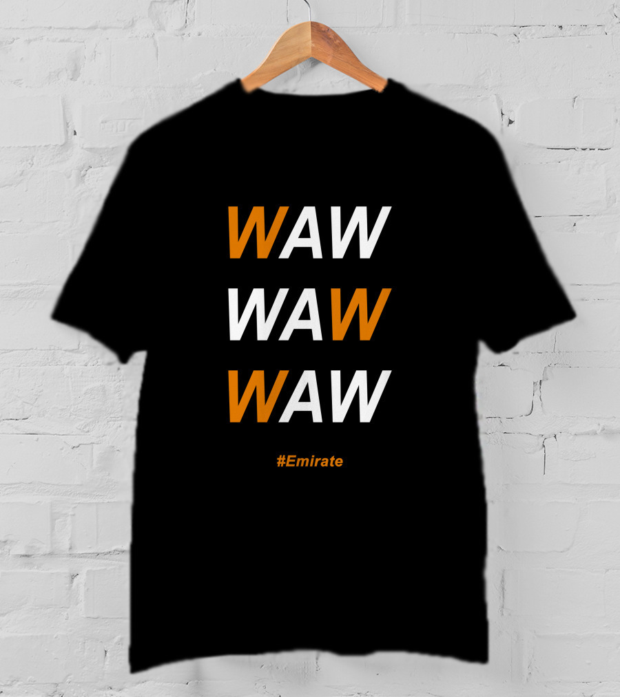 WAW WAW WAW #Emirate Emmanuel Umoh Jr Merch Store T-Shirt
