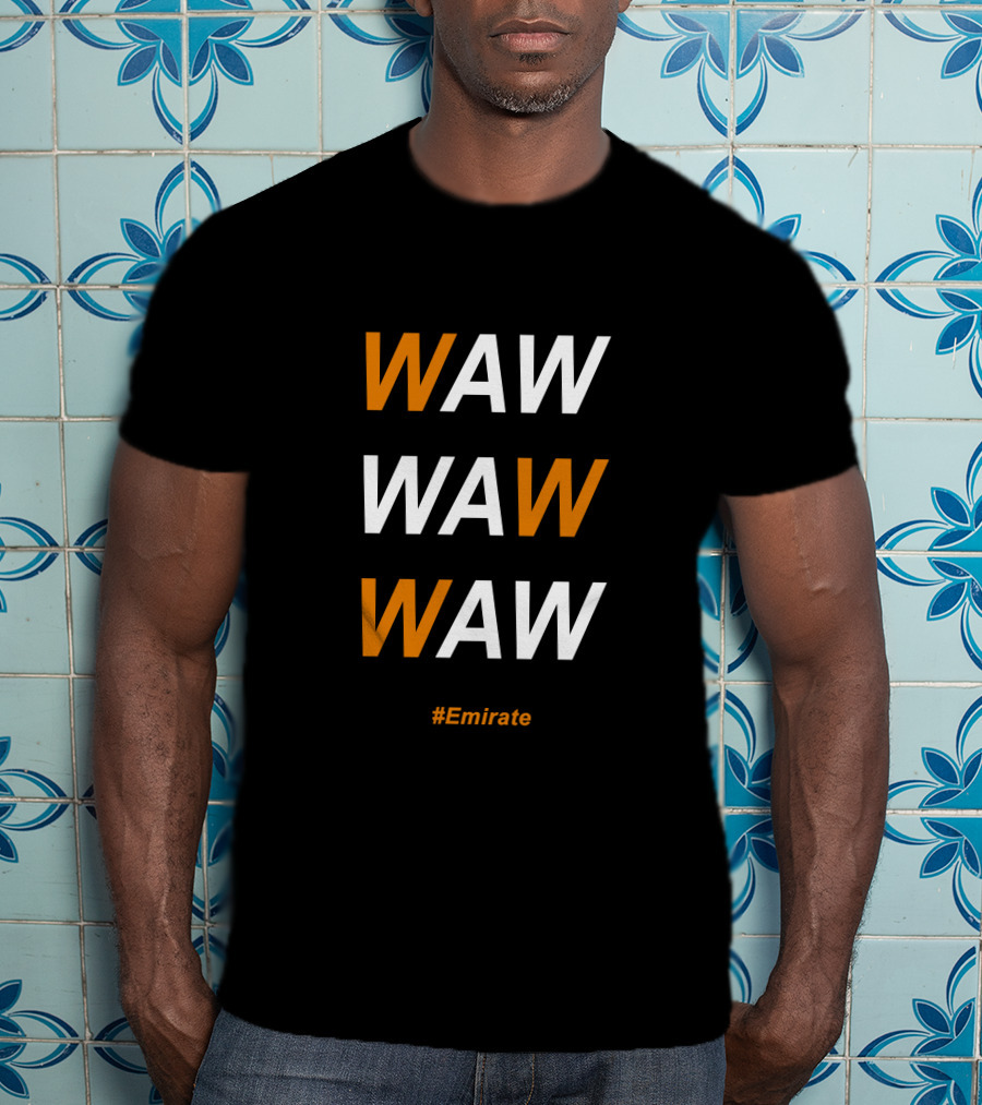 WAW WAW WAW #Emirate Emmanuel Umoh Jr Merch Store T-Shirt