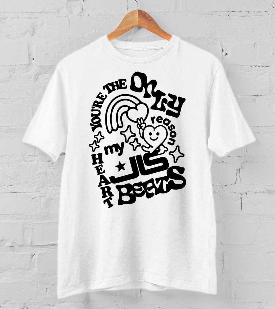 You're The Only Reason My Heart JLS Beats Tie Dye T-Shirt