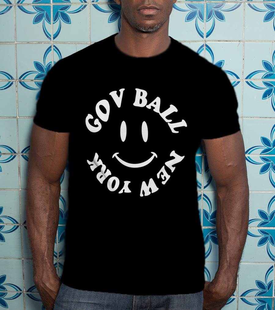 Gov Ball New York Smiley Face T-Shirt