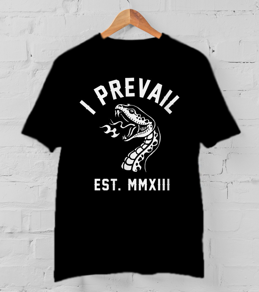 I Prevail Est. MMXIII Snake Graphic Kings Road Merch T-Shirt