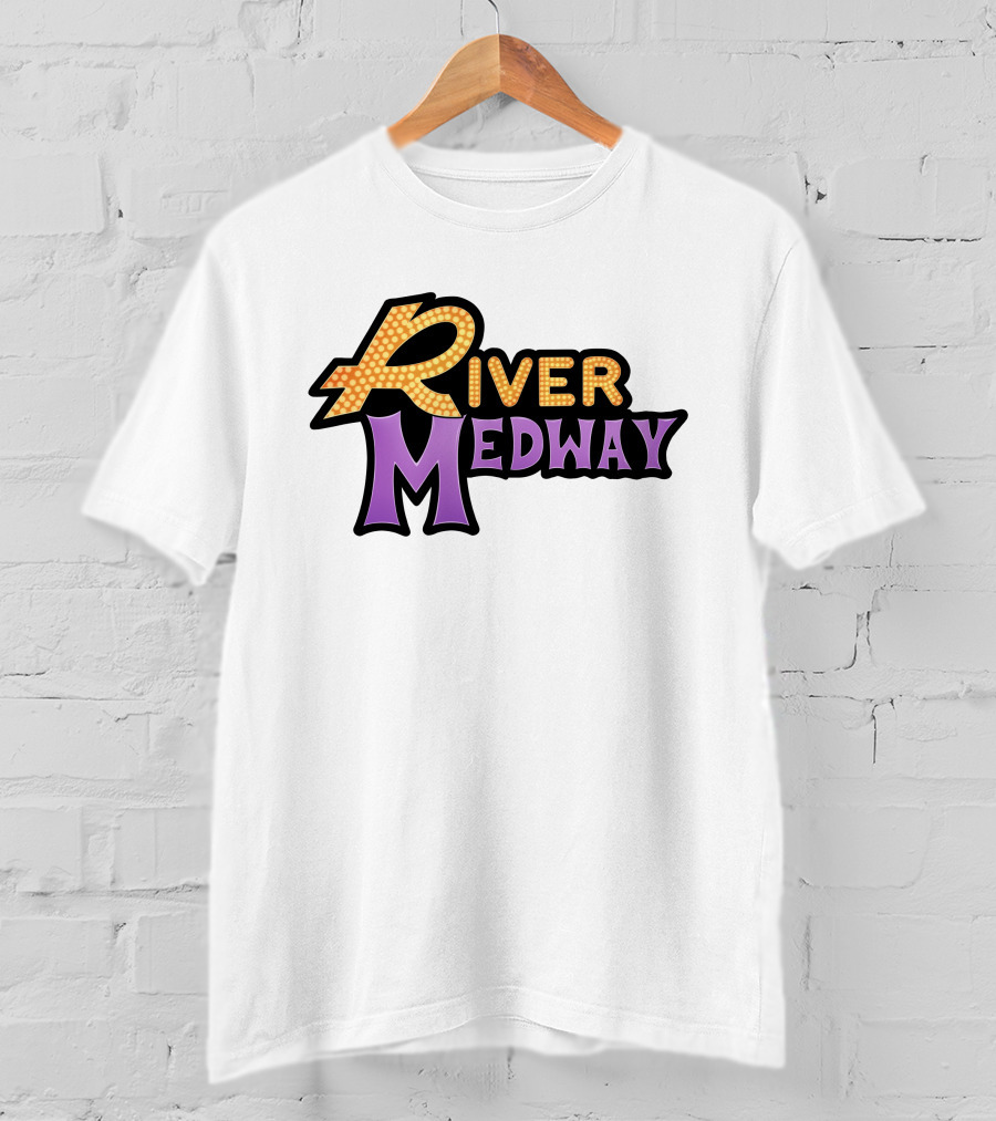 River Medway Merch Shop Bold Lettering T-Shirt