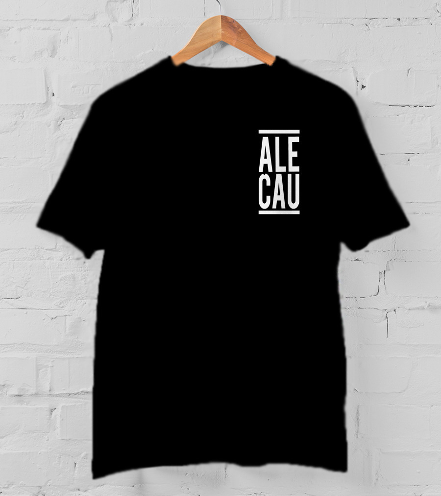 ALECAU Minimalist Text T-Shirt