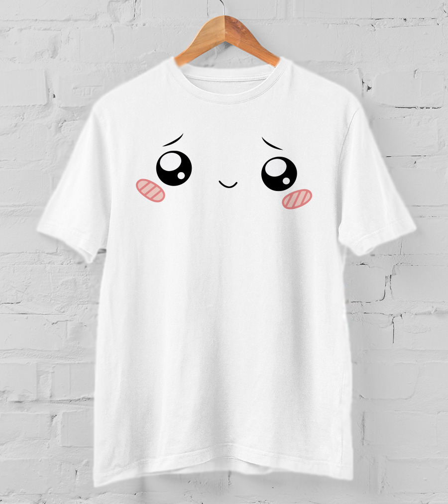 Shop The Lankybox Merch Store Cute Ghosty Kawaii Face T-Shirt