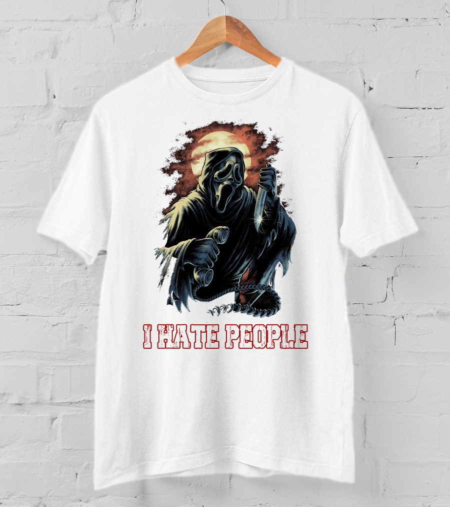 Ghostface I Hate People T-Shirt