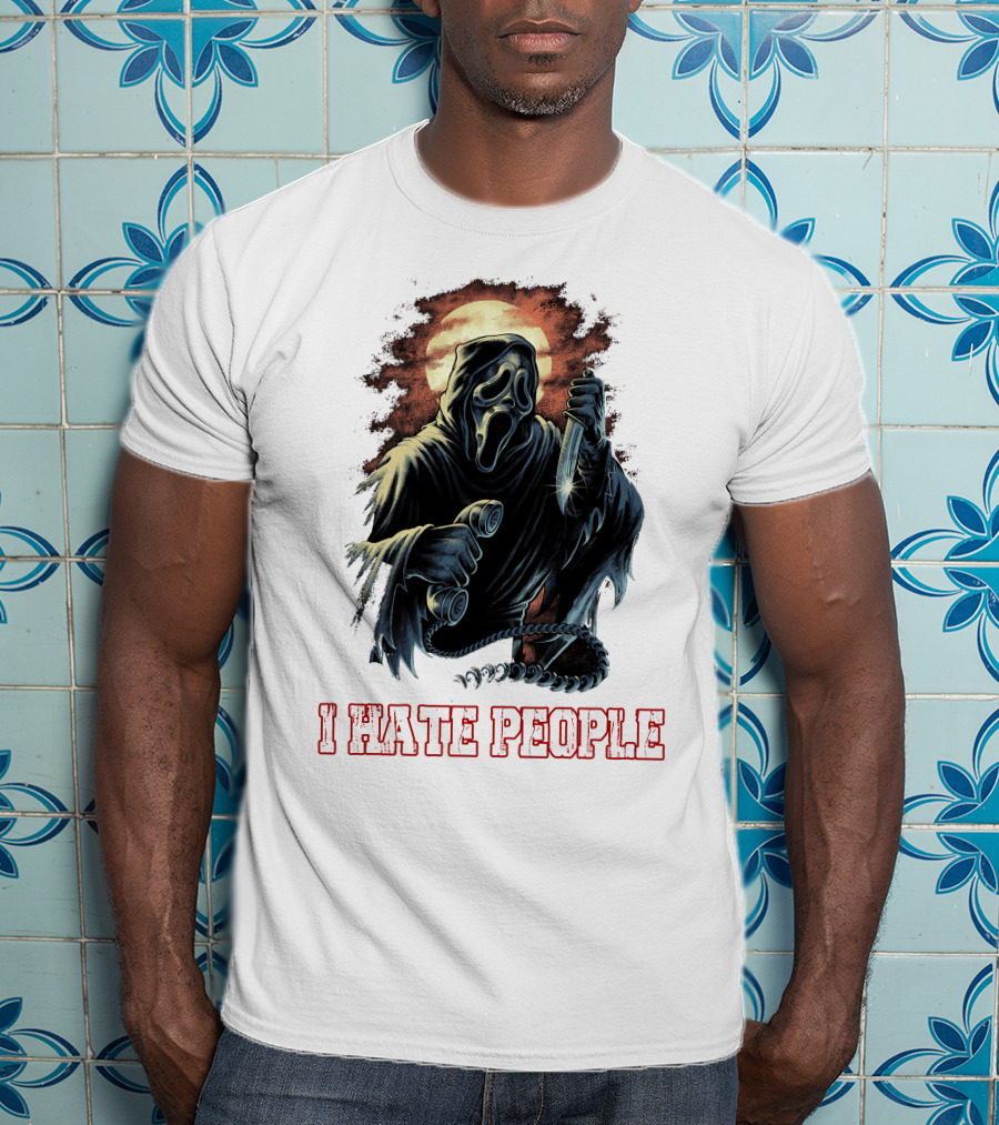 Ghostface I Hate People T-Shirt