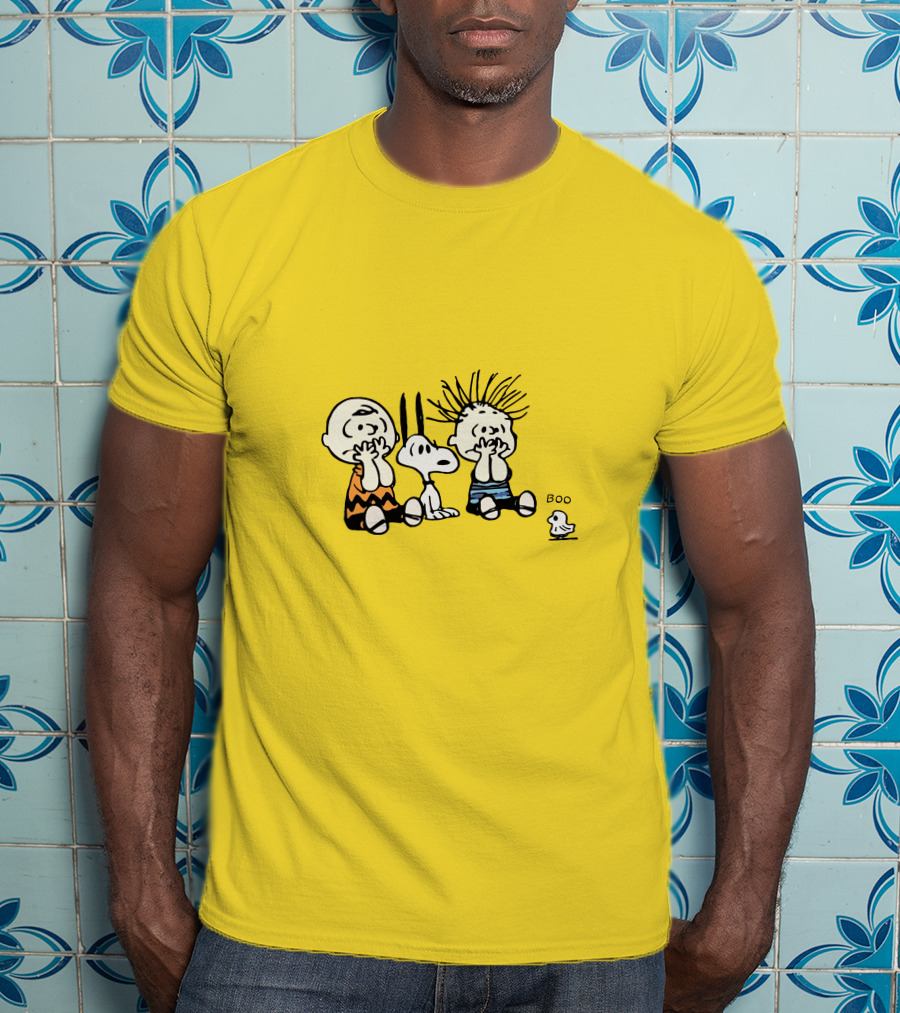 Snoopy Boo Peanuts Charlie Brown Woodstock Collection T-Shirt