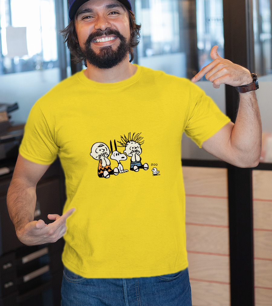 Snoopy Boo Peanuts Charlie Brown Woodstock Collection T-Shirt