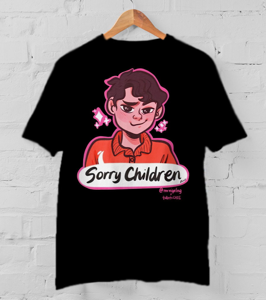 Sorry Children Uncle Roger Merch By MrNigelNG X TidbitsCHOI T-Shirt