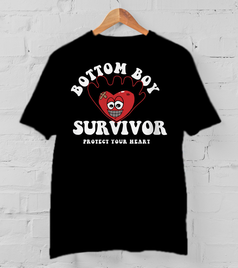 Bottom Boy Survivor Protect Your Heart T-Shirt