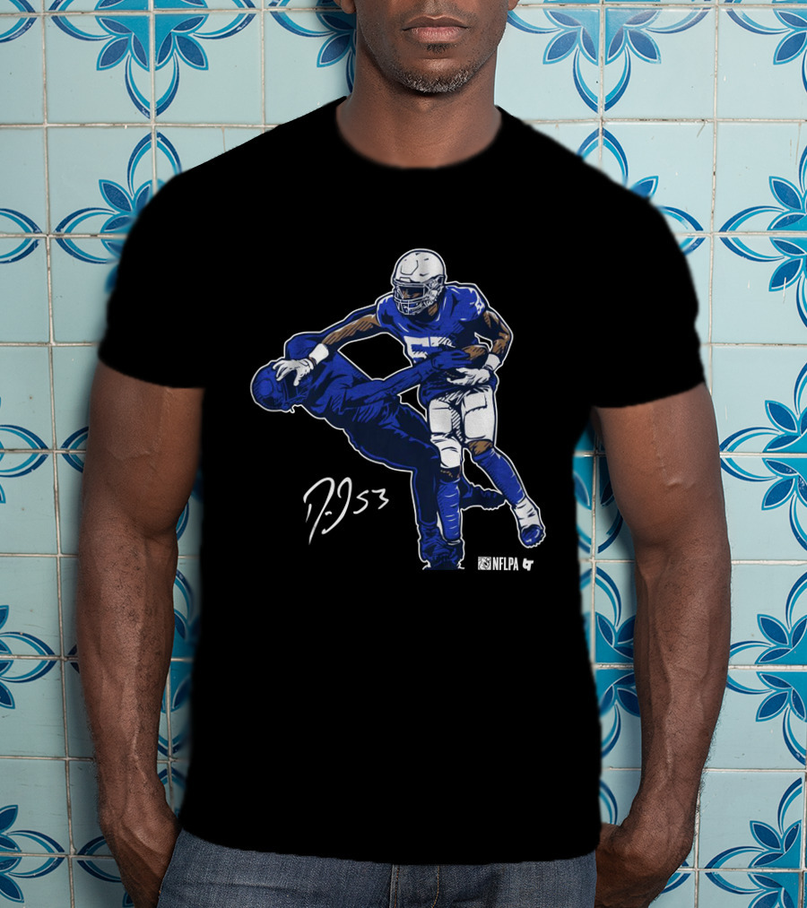 Darius Leonard NFLPA Stiff Arm 53 Sports T-Shirt