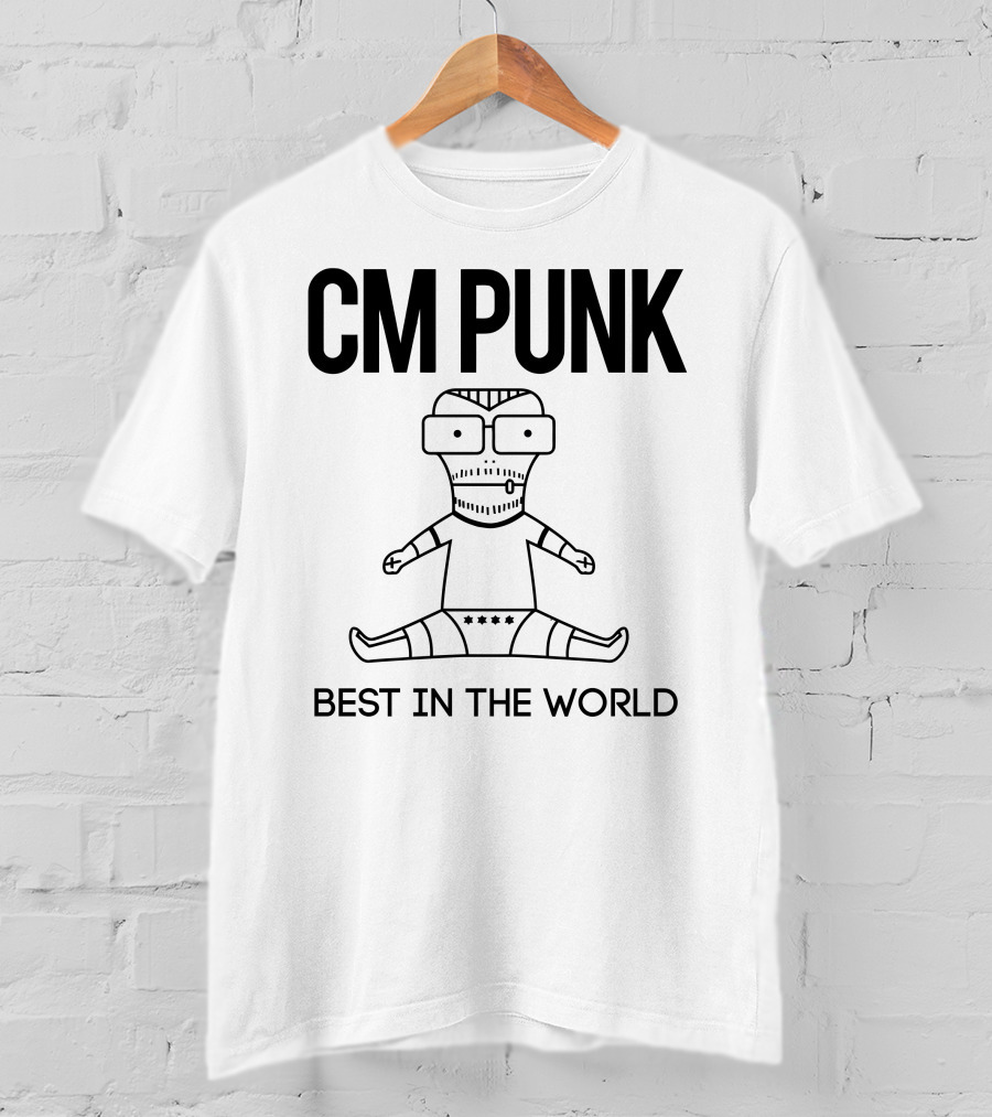 CM Punk Best In The World Little Cartoon Wrestler T-Shirt