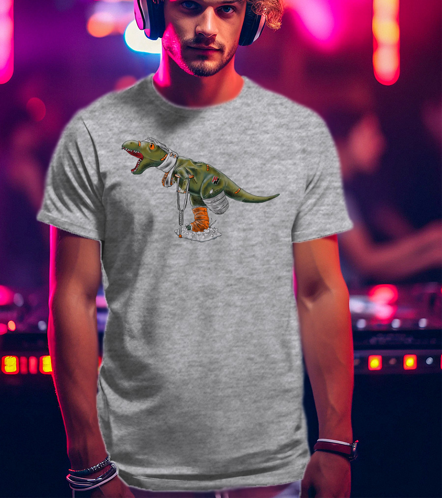 How Ridiculous Merch Injured Rexy Navy T-Shirt