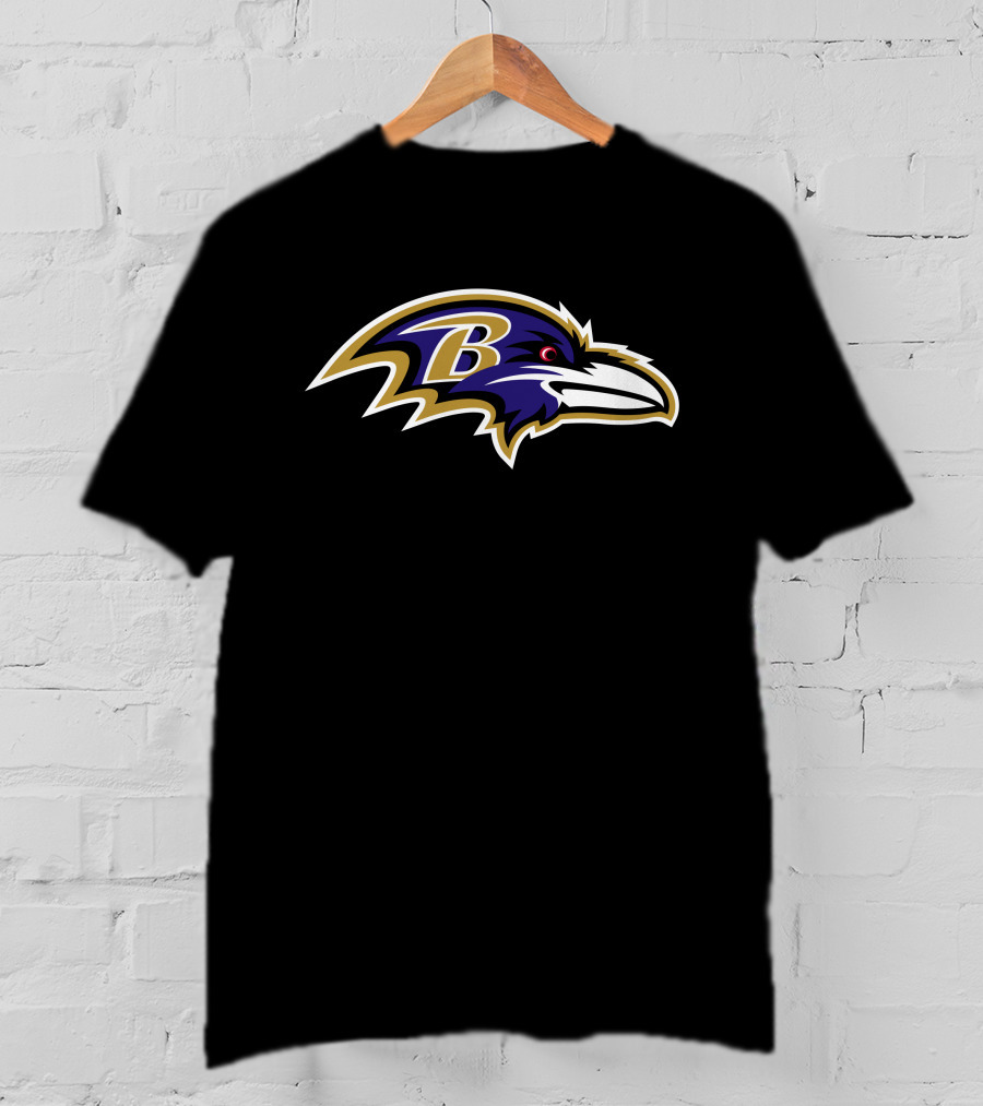 Baltimore Ravens Logo With Stylized B T-Shirt