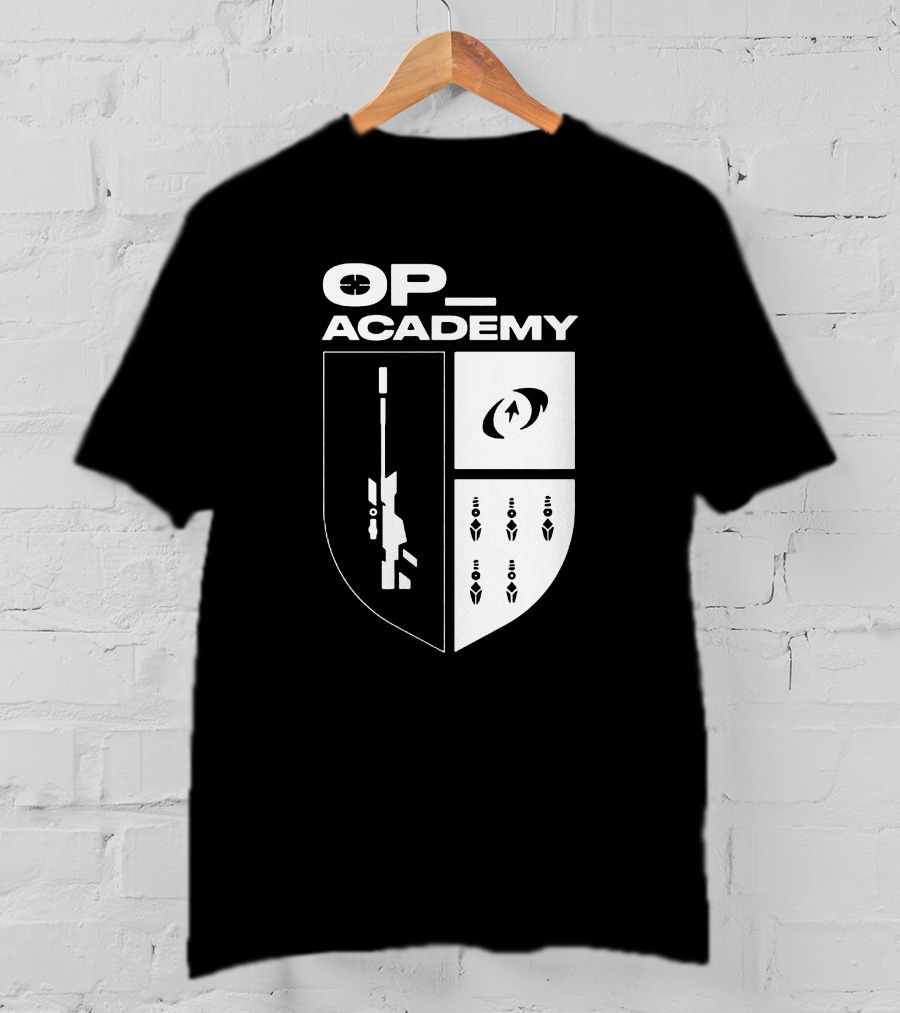 Cdnthe3rd Merch Op Academy Sniper Shield Tactical Icons T-Shirt