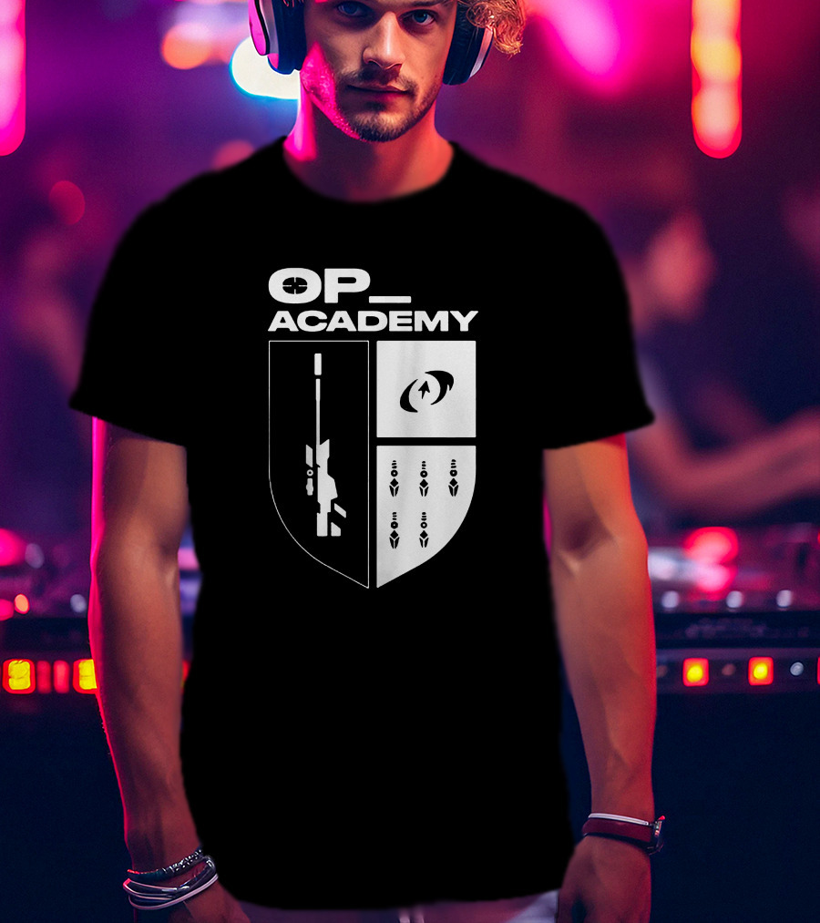 Cdnthe3rd Merch Op Academy Sniper Shield Tactical Icons T-Shirt