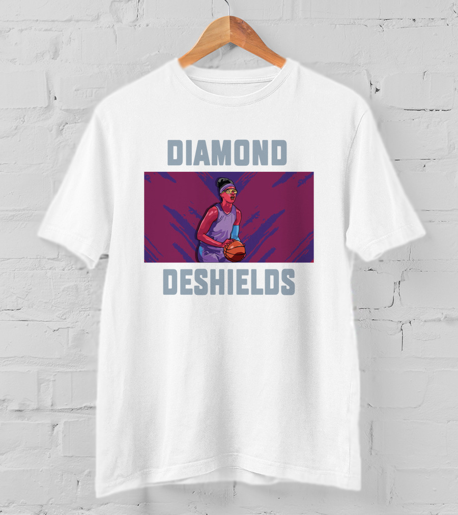 Diamond Deshields Basketball Player T-Shirt