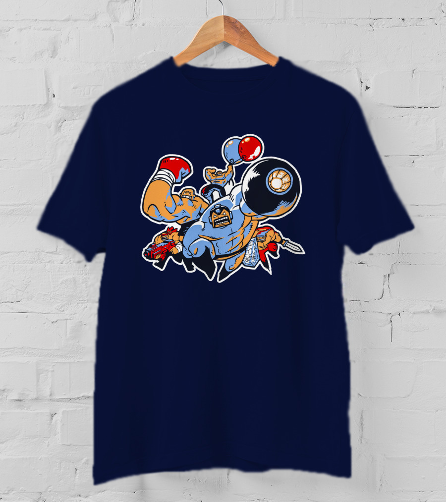 Abobo's Big Adventure Retro Pixel Brawler Compilation T-Shirt