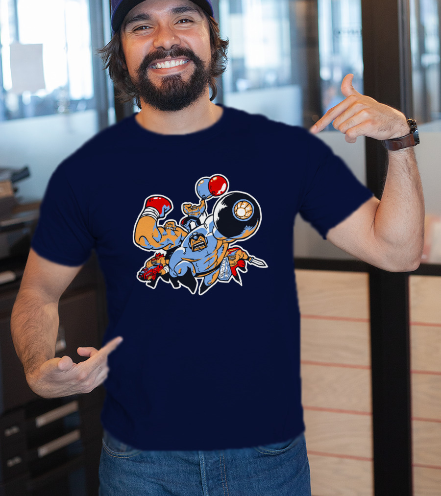 Abobo's Big Adventure Retro Pixel Brawler Compilation T-Shirt
