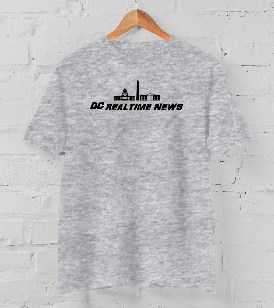 DC Realtime News Capitol White House Washington Monument T-Shirt
