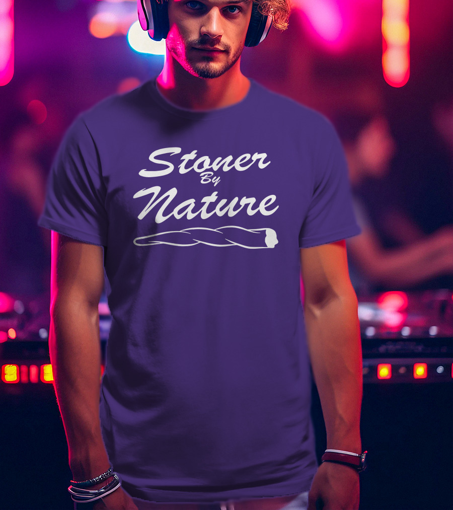 Ymh Merch Stoner By Nature Rolling Joint T-Shirt