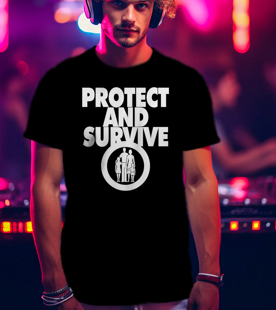 Andy Dawson Protect And Survive Family T-Shirt