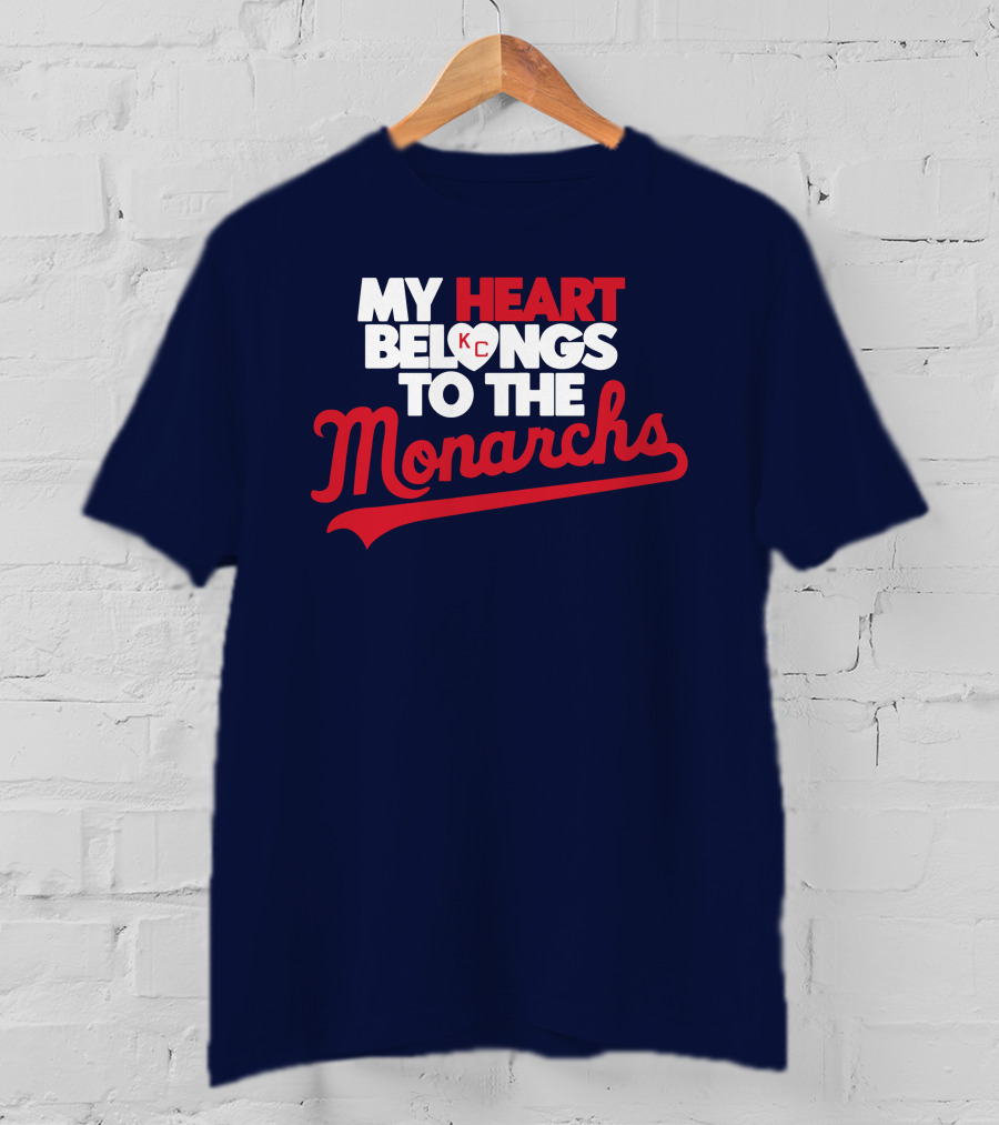 My Heart Belongs To The KC Monarchs T-Shirt