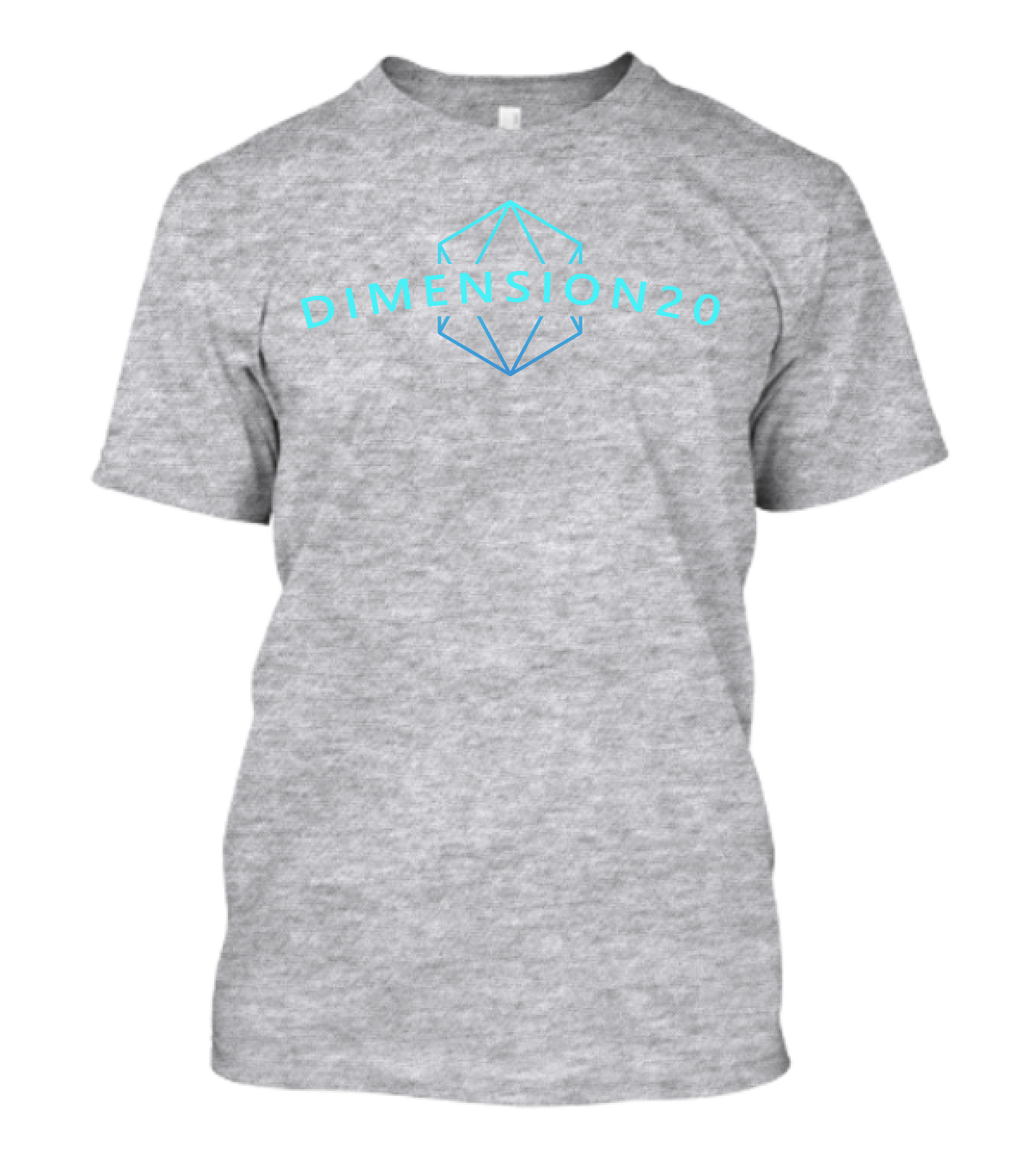 Dimension 20 Merch Geometric Logo Design Dimension 20 T-Shirt