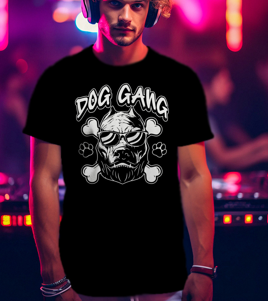 Ginger Billy Merch Dog Gang Bone And Paw T-Shirt