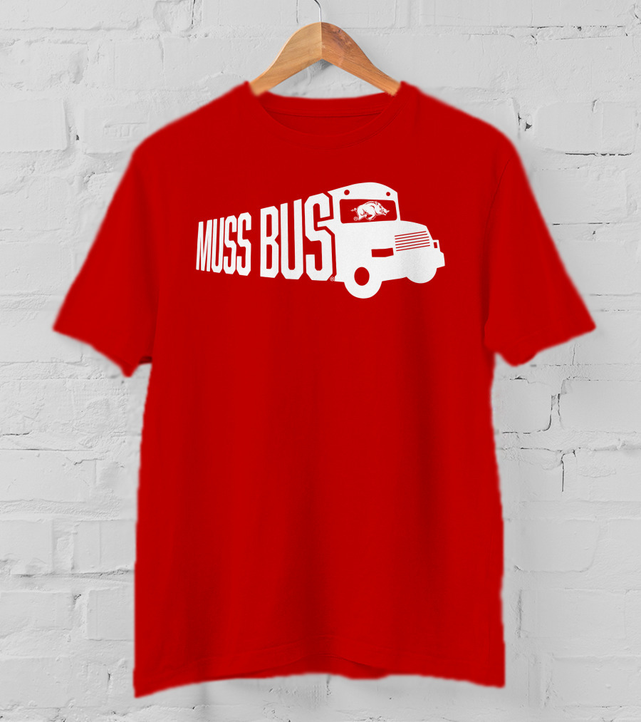 Muss Bus Eric Musselman Arkansas Razorbacks T-Shirt