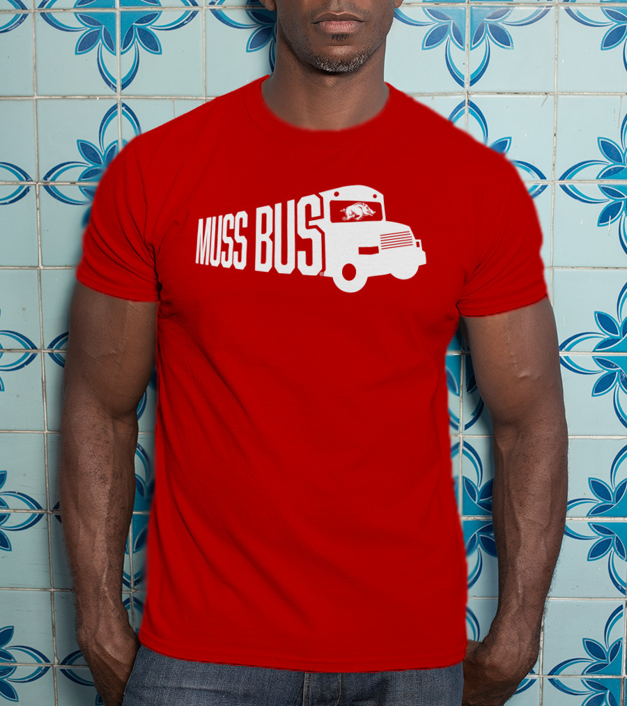 Muss Bus Eric Musselman Arkansas Razorbacks T-Shirt