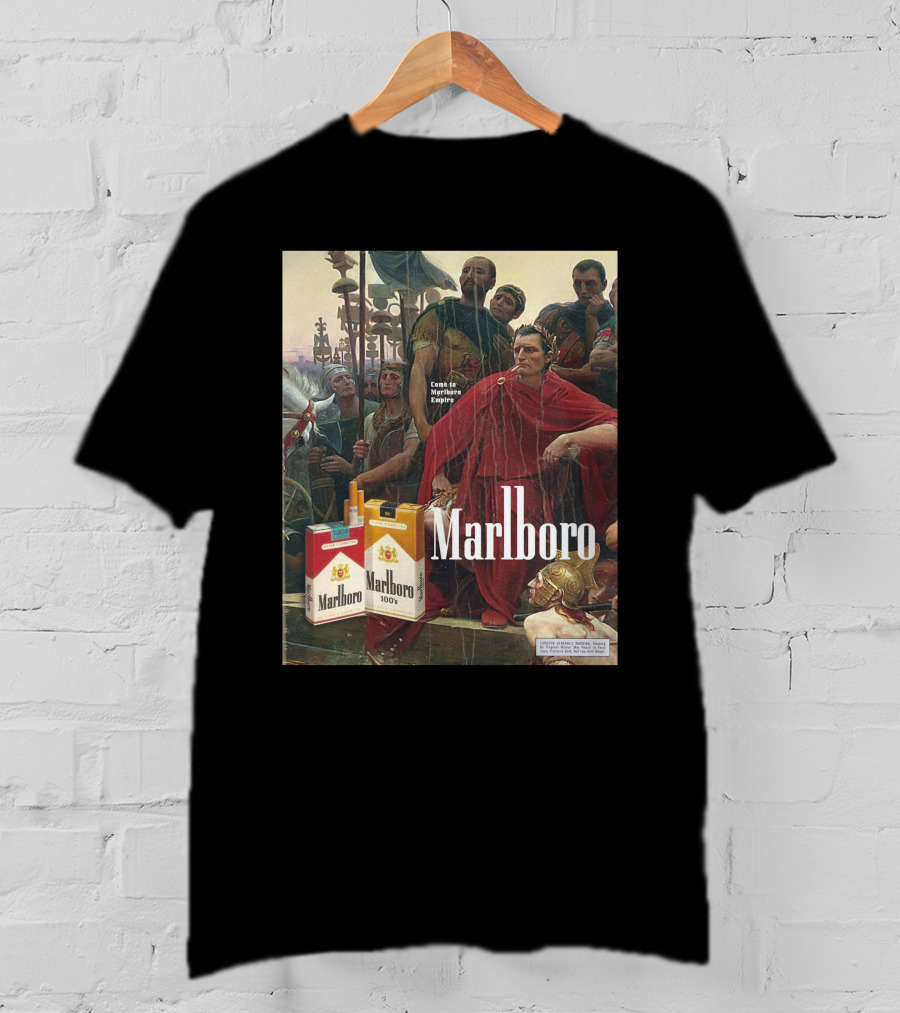 MarlboroManCo Come To Marlboro Empire Roman Soldiers Marlboro Packs T-Shirt
