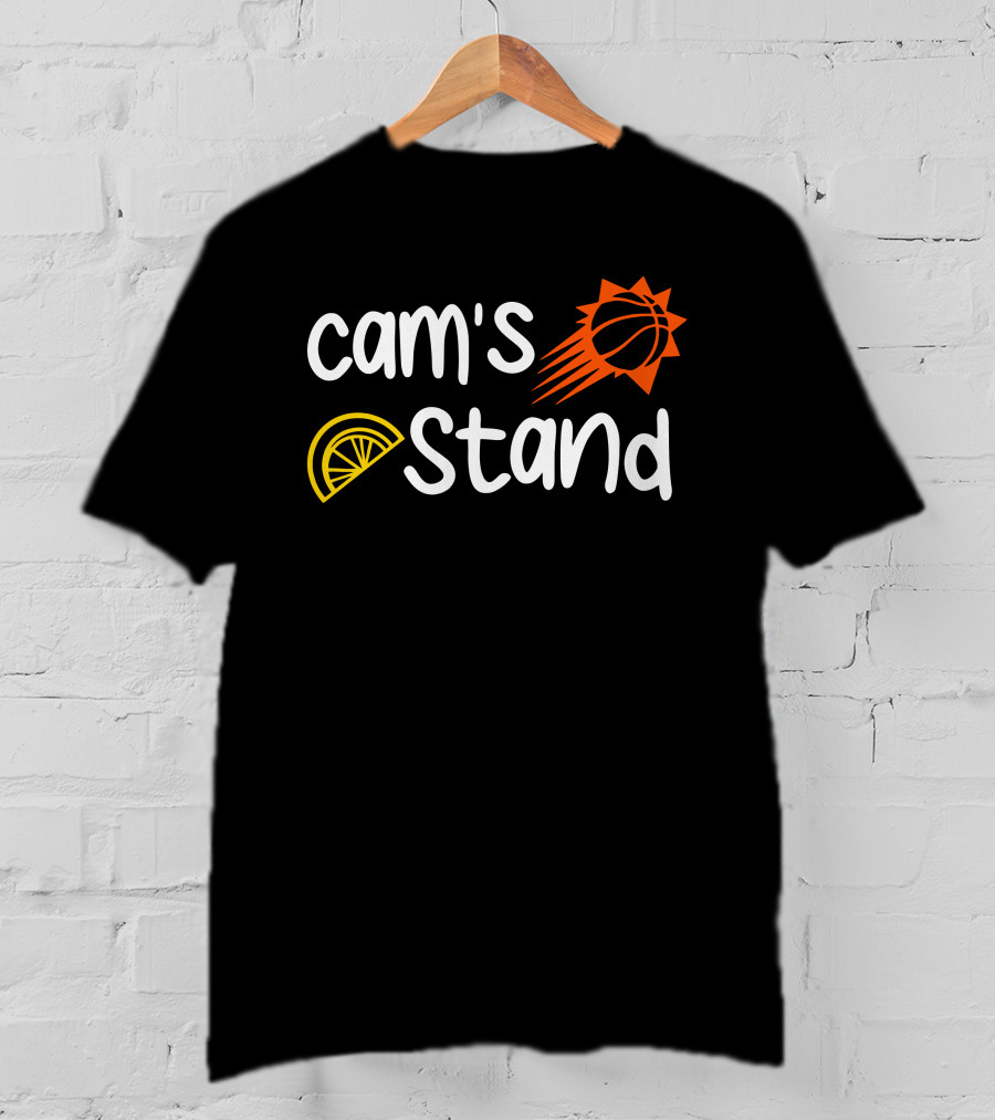 Cam's Stand Lemonade Basketball Team T-Shirt