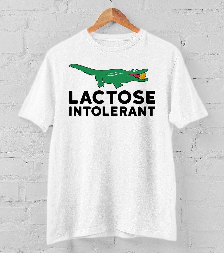 Lactose Intolerant Funny Shitheadsteve Merch Crocodile Cheese T-Shirt